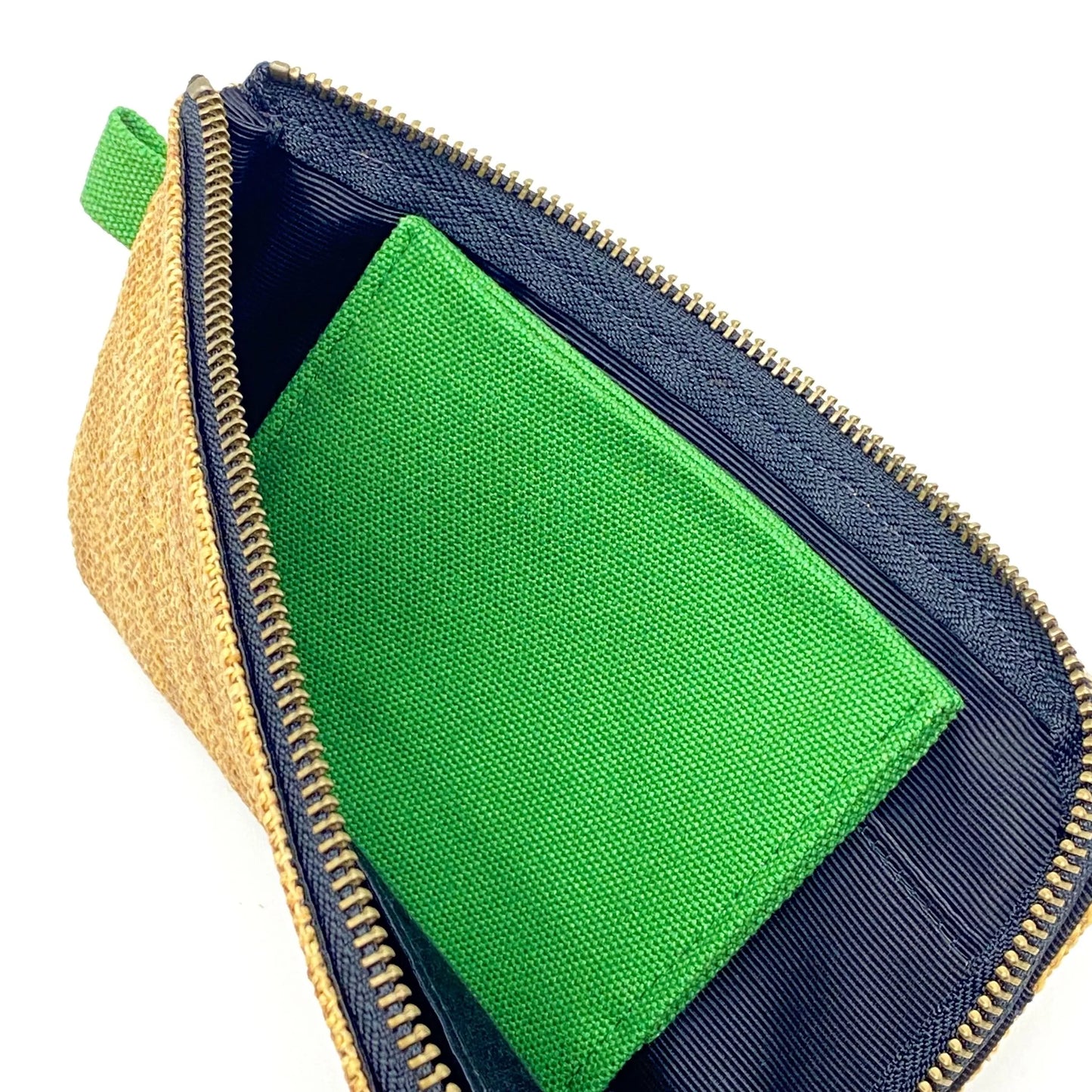 しな布×帆布財布