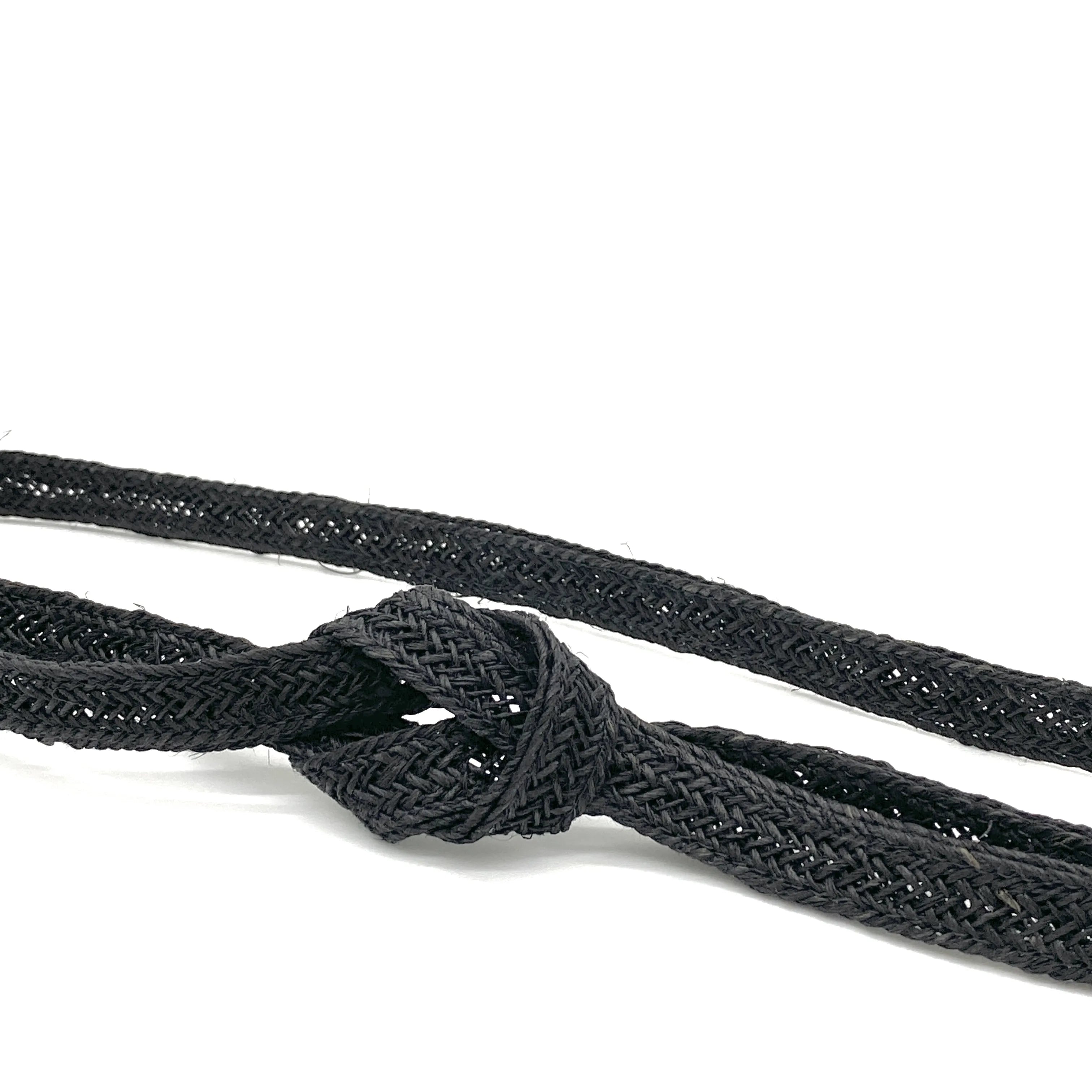 しな糸帯締め黒 – しな織創芸石田