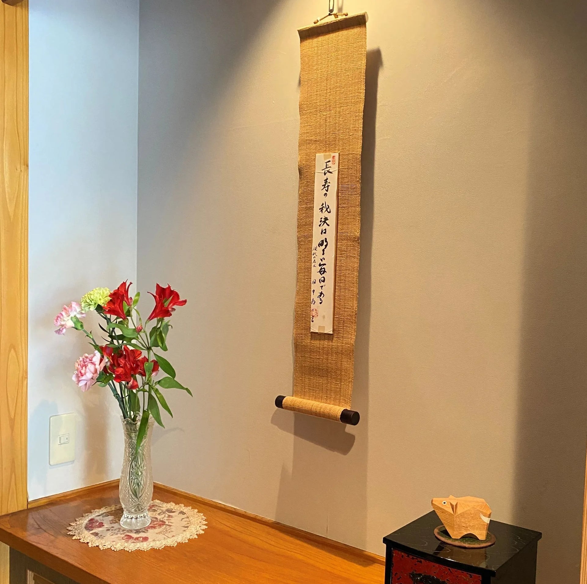 短冊　壁掛け しな織短冊掛け – しな織創芸石田